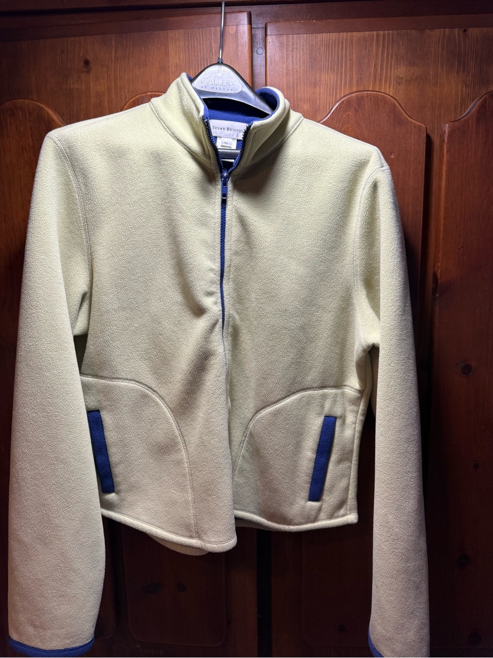 Susan Bristol Light lime Ski Jacket with Blue/purple Accents